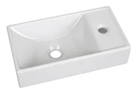 Umywalki - Elior Ceramiczna umywalka prostokątna C8-H90 - miniaturka - grafika 1