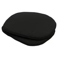 Poduszki na krzesła - Madison Poduszki na siedzisko Panama, 2 szt., 39x36 cm, czarne - miniaturka - grafika 1