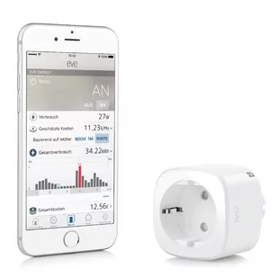 Eve Energy Smart Home gniazdo EU, Thread, Matter - Systemy inteligentnych domów - miniaturka - grafika 1