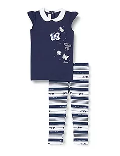 Chicco Koszulka dla dziewczynek Completino + legginsy zestaw - Bluzki dla niemowląt - miniaturka - grafika 1