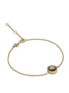 Bransoletki - Tory Burch Bransoletka Kira Enamel Chain Bracelet 90284 Złoty - miniaturka - grafika 1