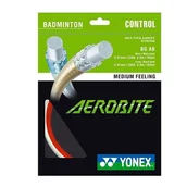 Badminton - Naciąg Do Badmintona Hybrydowy Yonex Bg Aerobite Biało/Czerwony - miniaturka - grafika 1