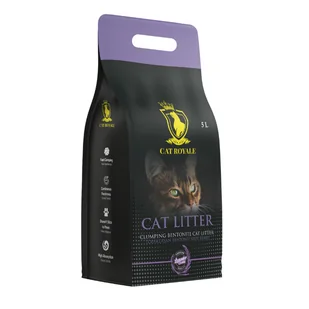 Cat Royale Lawenda żwirek bentonitowy 5l - Żwirek dla kotów - miniaturka - grafika 1