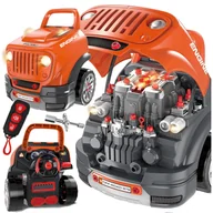 Zabawy w naśladowanie dorosłych - Ciężarówka TIR do rozkręcania dla dzieci 61 elementów, Warsztat Z960P - miniaturka - grafika 1