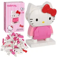 Klocki - Figurka 3D Hello Kitty Zestaw klocków do złożenia, kreatywny zestaw konstrukcyjny 104 elementy - miniaturka - grafika 1