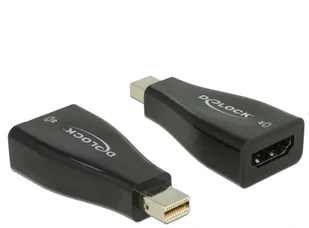 DeLOCK 65864 zmieniacz płci / kabli Displayport HDMI-A Czarny - Adaptery i przejściówki - miniaturka - grafika 1