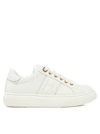 Buty dla dziewczynek - Tommy Hilfiger Sneakersy Low Cut Lace-Up Sneaker T3A9-33745-1439 M Biały - miniaturka - grafika 1