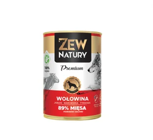 ZEW NATURY 89% mięsa mix smaków 6 x 400g PAKIET - Mokra karma dla psów - miniaturka - grafika 5