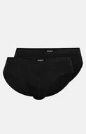 Majtki męskie - 2-pack Bawełniane slipy męskie czarne Classic 1440-K122, Kolor czarny, Rozmiar 3XL, Henderson - Intymna - miniaturka - grafika 1