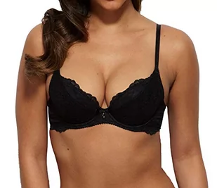Gossard damski superboost głęboki czarny koronkowy biustonosz - Biustonosze - miniaturka - grafika 1