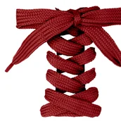Akcesoria obuwnicze - Sznurówki do obuwia płaskie sznurowadła do butów 11mm dł 120cm czerwone - miniaturka - grafika 1