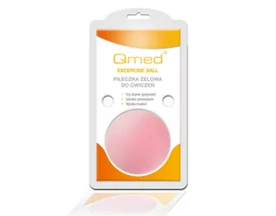 Qmed Piłeczka żelowa ultra miękka różowa Gel Ball - Akcesoria do masażu - miniaturka - grafika 1