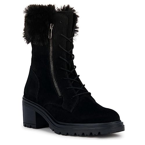 Geox Damskie botki D Damiana, Czarny, 39 EU