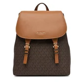 Plecaki - MICHAEL Michael Kors Plecak Quinn 30T5GQNB2B Brązowy - miniaturka - grafika 1