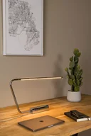 Lampy stojące - Lucide MADISON 44503/06/11 lampa biurkowa chrom LED 6,5W ściemnianie dotykowe - miniaturka - grafika 1