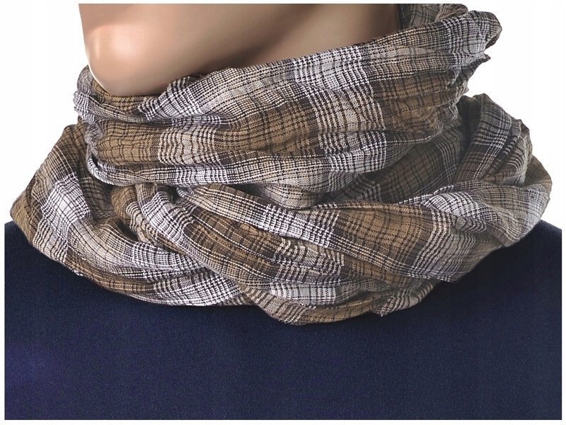 GREG Bawełniany Szalik Damski Szal BAWEŁNA100% bw1