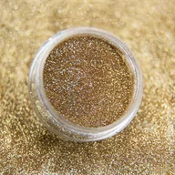 Ozdoby do paznokci - Pyłek Do Paznokci Velvet Gold Brokat Złoty - miniaturka - grafika 1