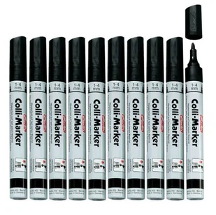 Marker permanentny czarny Colli-Marker 10x HERLITZ - Zakreślacze - miniaturka - grafika 1