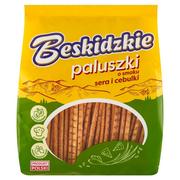 Paluszki - Beskidzkie Paluszki o smaku sera i cebulki 180 g - miniaturka - grafika 1