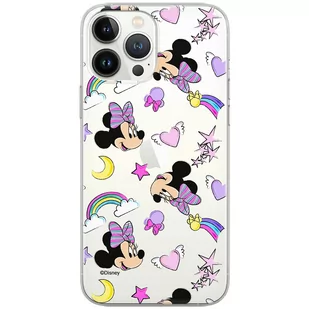 Etui Disney dedykowane do Iphone 13 PRO, wzór: Minnie 031 Etui częściowo przeźroczyste, oryginalne i oficjalnie licencjonowane - Etui i futerały do telefonów - miniaturka - grafika 1