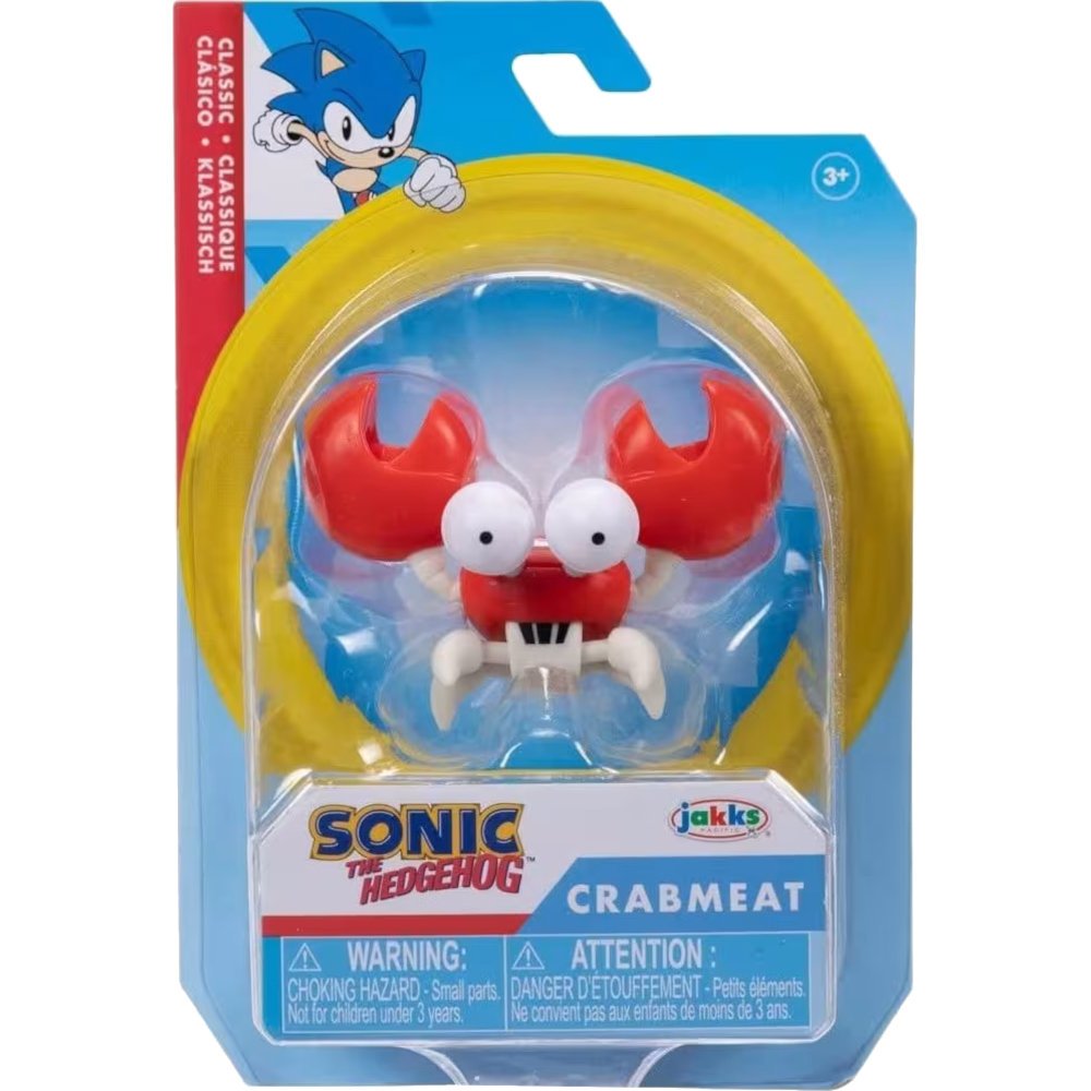 SONIC THE HEDGEHOG JAKKS ORYGINALNA RUCHOMA FIGURKA CLASSIC CRABMEAT