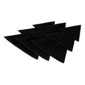 Akcesoria do sztućców - Etui Pokrowiec Na Sztućce Świateczne Choinka 4 Szt Czarne - miniaturka - grafika 1