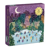 Pozostałe książki - Merry Moonlight Skaters 500 Piece Foil Puzzle - miniaturka - grafika 1