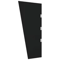 Moskitiery - Lumarko Ścianka do zadaszenia drzwi, czarna, 50x100 cm, szkło hartowane! - miniaturka - grafika 1