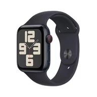 Smartwatch - Apple Watch SE 3 GPS + Cellular 44mm Aluminium Sport S/M Czarny - miniaturka - grafika 1