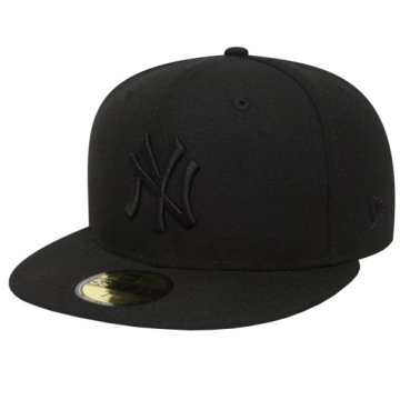 Czapka z daszkiem New Era 10000103 fullcap czarna klasyczna bejsbolówka