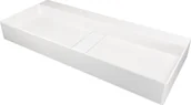 Umywalki - Umywalka nablatowa Deante Blur 40x80 cm prostokątna alabaster CQB_AU8S - miniaturka - grafika 1