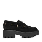 Półbuty damskie - Loafersy Badura EO-AZALEA-8126-25 Czarny - miniaturka - grafika 1