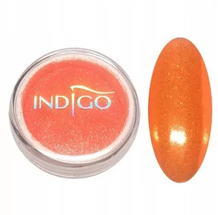 Indigo Indigo EFEKT SYRENKI NEON pyłek neonowa ORANGE 5902188535280 - Ozdoby do paznokci - miniaturka - grafika 1