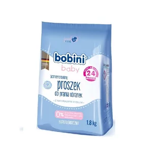 Bobini Baby HYPOALERGICZNY Proszek do prania UBRANEK NIEMOWLĘCYCH I CH 1,8KG 484 (48411102) - Środki do prania - miniaturka - grafika 1