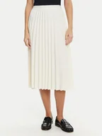 Spódnice - Tommy Hilfiger Spódnica plisowana WW0WW43886 Écru Regular Fit - miniaturka - grafika 1