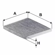 Filtry kabinowe - FILTRON Filtr kabiny węglowy K1340A - miniaturka - grafika 1