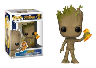 Funko POP! Marvel, figurka kolekcjonerska, Avengers Infinity War, Groot, 416 - Figurki kolekcjonerskie - miniaturka - grafika 1