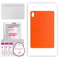 Akcesoria do tabletów i e-booków - folia naklejka skórka strukturalna na TYŁ do Huawei MatePad Air - Carbon Pomarańczowy - apgo SKINS - miniaturka - grafika 1