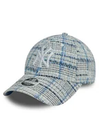 Czapki i chusty sportowe męskie - New Era Czapka z daszkiem New York Yankees Tweed 9Forty 60595381 Niebieski - miniaturka - grafika 1