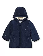 Kurtki i płaszcze dla dziewczynek - s.Oliver Junior Baby Boys płaszcz z długim rękawem, Dark Blue AOP, 62 - miniaturka - grafika 1