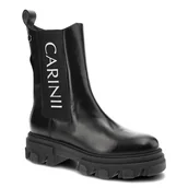 Botki damskie - Carinii, Botki, B8020_-E50-000-000-E33 Czarny, rozmiar 37 - miniaturka - grafika 1