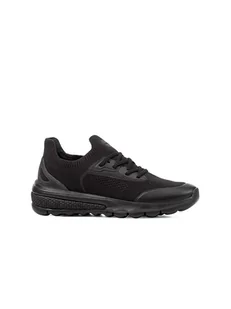 Geox Sneakersy "Spherica Actif" w kolorze czarnym - Trampki damskie - miniaturka - grafika 1