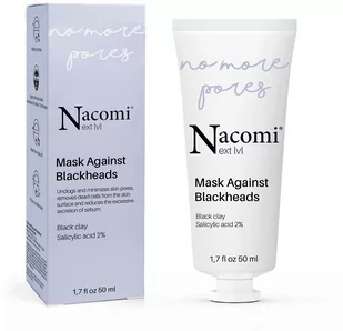 Nacomi Next Level No more pores - Oczyszczająca maseczka do twarzy przeciw zaskórnikom 50 ml - Maseczki do twarzy - miniaturka - grafika 1