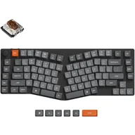 Klawiatury - KEYCHRON K15 Max (Alice Layout) QMK Wireless Custom Mechanical Gateron Brown 2.0 Low Profile K15M-H3 - miniaturka - grafika 1