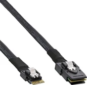 Kable komputerowe i do monitorów - InLine InLine® Slim SAS Kabel, SFF-8654 zu Mini SAS SFF-8087, 12Gb/s, 1m - miniaturka - grafika 1