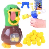 Zabawki militarne - GŁODNA KACZKA KARABIN PITOLET NA PIŁECZKI PIANKOWE - miniaturka - grafika 1