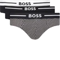 Majtki męskie - BOSS BLACK Slipy 3-pack HipBr 3P Bold Design - miniaturka - grafika 1