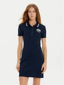 Sukienki - Tommy Hilfiger Sukienka codzienna Varsity WW0WW43841 Granatowy Slim Fit - miniaturka - grafika 1