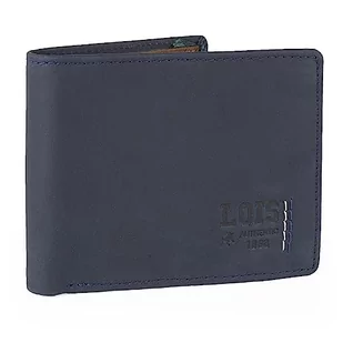 Lois - Skórzany portfel dla mężczyzny. Przegródki na monety, karty i banknoty. Pudełko na prezenty. OCHRONA RFID 202812 - Portfele - miniaturka - grafika 1