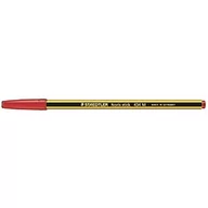 Długopisy - Staedtler 43402 czerwony długopis - miniaturka - grafika 1